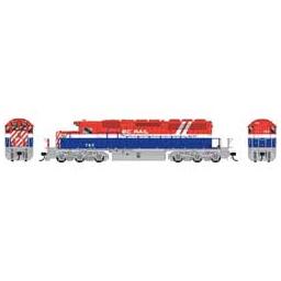 Click here to learn more about the Bowser Manufacturing Co., Inc. HO SD40-2, BCR/RWB Hockey Stick #767.