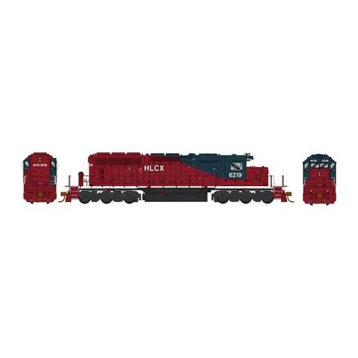 Bowser Manufacturing Co., Inc. HO SD40-2 w/DCC & Sound, HLCX/Maroon/Blue #6219