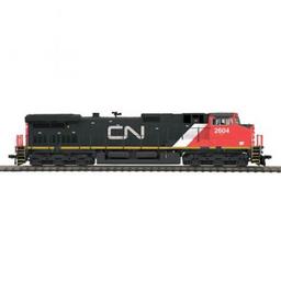 Click here to learn more about the M.T.H. Electric Trains HO Dash-9 w/NMRA, CN #2604.