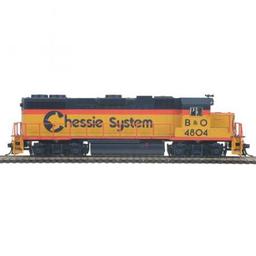 Click here to learn more about the M.T.H. Electric Trains HO GP38-2 w/NMRA, Chessie # 4804.