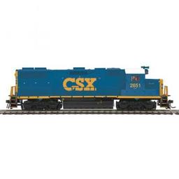 Click here to learn more about the M.T.H. Electric Trains HO GP38-2 w/PS3, CSX #2651.