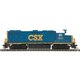 Click here to learn more about the M.T.H. Electric Trains HO GP38-2 w/PS3, CSX #2653.