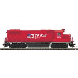 Click here to learn more about the M.T.H. Electric Trains HO GP38-2 w/PS3, CPR #4404.