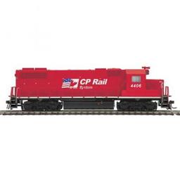 Click here to learn more about the M.T.H. Electric Trains HO GP38-2 w/PS3, CPR #4406.