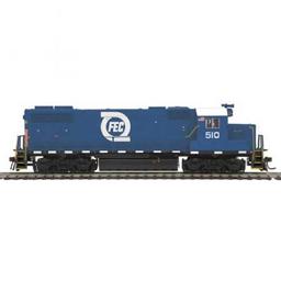 Click here to learn more about the M.T.H. Electric Trains HO GP38-2 w/PS3, FEC #510.