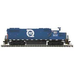 Click here to learn more about the M.T.H. Electric Trains HO GP38-2 w/NMRA, FEC #502.