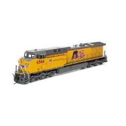 Click here to learn more about the Roundhouse HO AC4400CW, UP/Flag Repaint #6566.