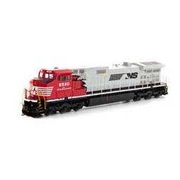 Click here to learn more about the Roundhouse HO Dash 9-44CW, NS/Red Mane #8520.