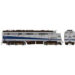 Click here to learn more about the Rapido Trains Inc. HO FL9 Rebuilt, MTNTH/Silver/Blue #2007.