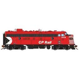 Click here to learn more about the Rapido Trains Inc. HO FP7 w/DCC & Sound, CPR/Red/5"Stripes #1402.