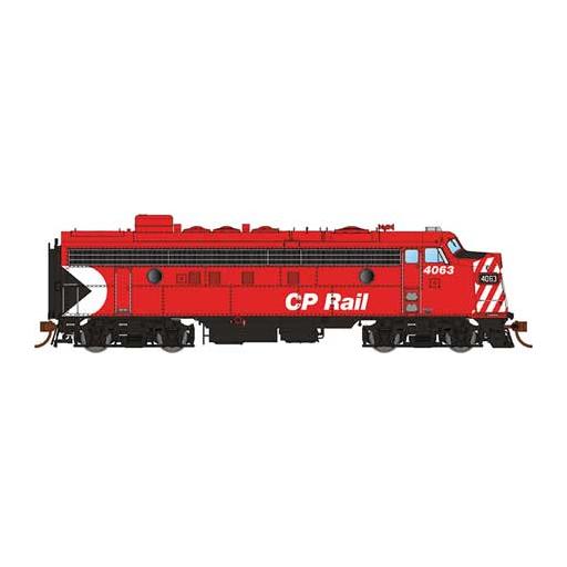 Rapido Trains Inc. HO FP7 w/DCC & Sound, CPR/Red/8"Stripes #1422