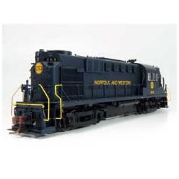 Click here to learn more about the Rapido Trains Inc. HO RS11 w/DCC & Sound, N&W/Hamburger Logo #354.