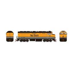 Click here to learn more about the Rapido Trains Inc. HO F40PH-2bw/DCC & Sound, D&RGW/Ski Train #289.