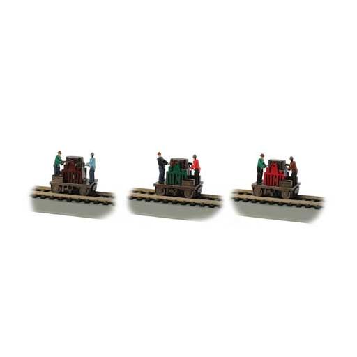 Bachmann Industries HO Operating Gandy Dancer, Assorted Colors