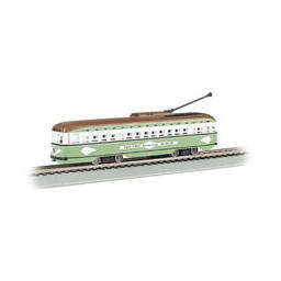 Click here to learn more about the Bachmann Industries HO Streetcar w/DCC &Sound Value, San Diego.