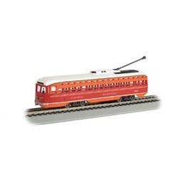 Click here to learn more about the Bachmann Industries HO Streetcar w/DCC &Sound Value, Pacific Electric.