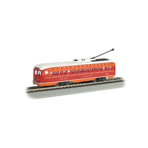 Bachmann Industries HO Streetcar w/DCC &Sound Value, Pacific Electric