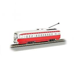 Click here to learn more about the Bachmann Industries HO Streetcar w/DCC &Sound Value, Allegheny Transit.