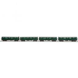 Click here to learn more about the M.T.H. Electric Trains HO R-21 Subway w/NMRA, MTA #7155 (4).