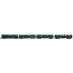 Click here to learn more about the M.T.H. Electric Trains HO R-21 Subway w/NMRA, MTA #7161 (4).