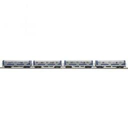 Click here to learn more about the M.T.H. Electric Trains HO R-21 Subway w/NMRA, MTA #7150 (4).