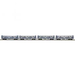 Click here to learn more about the M.T.H. Electric Trains HO R-21 Subway w/NMRA, MTA #7166 (4).