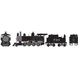 Click here to learn more about the Athearn HO RTR Old Time 2-8-0 w/DCC & Sound, SF #719.