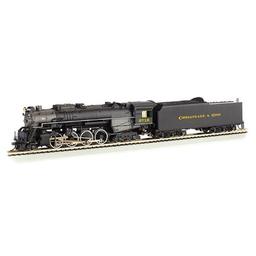 Click here to learn more about the Bachmann Industries HO 2-8-4 w/DCC & Sound Value, C&O/Kanawha #2718.