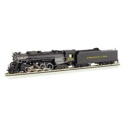 Click here to learn more about the Bachmann Industries HO 2-8-4 w/DCC & Sound Value, C&O.