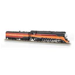 Click here to learn more about the Bachmann Industries HO 4-8-4 GS4 w/DCC & Sound Value,SP/Daylight #4436.