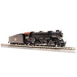 Click here to learn more about the Broadway Limited Imports N Heavy Mikado 2-8-2 w/DCC & Paragon3, CB&Q #5504.