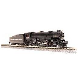 Click here to learn more about the Broadway Limited Imports N Hvy Mikado 2-8-2 w/DCC & Paragon3,NYC/P&LE#9505.