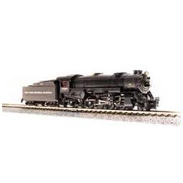 Click here to learn more about the Broadway Limited Imports N Hvy Mikado 2-8-2 w/DCC & Paragon3,NYC/P&LE#9509.