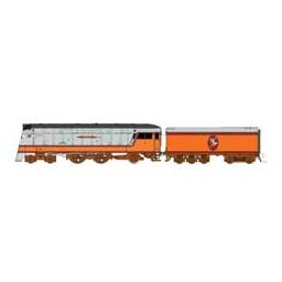 Click here to learn more about the Fox Valley Models HO Hiawatha 4-4-2 w/DCC & Sound,MILW/Indian Logo#1.