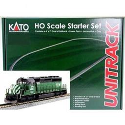 Click here to learn more about the Kato USA, Inc. HO SD40-2 Mid Starter Set, BN w/MAXI-IV.