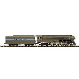 Click here to learn more about the M.T.H. Electric Trains HO 4-6-4 Dreyfuss w/Boxpox Wheels w/PS3, NYC #5446.