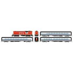 Click here to learn more about the Rapido Trains Inc. HO Tempo Set, VIA #1 (4).