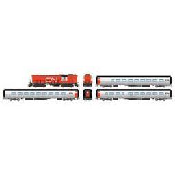Click here to learn more about the Rapido Trains Inc. HO Tempo Set w/DCC & Sound, CN #1 (4).