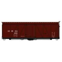 Click here to learn more about the Accurail HO KIT 36'' Fowler Wood Box, Georgia Railroad.
