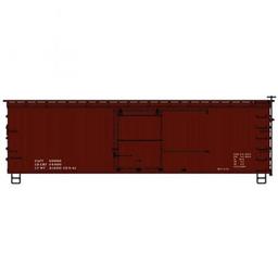 Click here to learn more about the Accurail HO KIT 36'' SE/DS Fishbelly Box,Data Only/Red/1940.