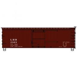 Click here to learn more about the Accurail HO KIT 36'' Double Sheath Box, L&HR.