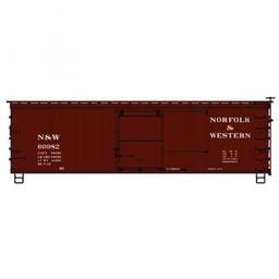 Click here to learn more about the Accurail HO KIT 36'' Double Sheath Box, N&W.