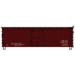 Click here to learn more about the Accurail HO KIT 36'' Double Sheath Box,Data Only/Mineral Red.