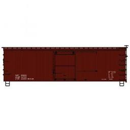 Click here to learn more about the Accurail HO KIT 36'' WE/DS Straight Frame Box, Data Only/Red.