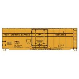 Click here to learn more about the Accurail HO KIT 40'' ARR Steel Plug Door Box, PRR/FGE.