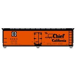 Click here to learn more about the Accurail HO KIT 40'' USRA Wood Dbl Shth Box, SF/Super Chief.