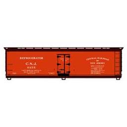 Click here to learn more about the Accurail HO KIT 40'' Wood Reefer, CNJ.