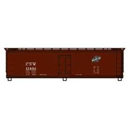 Click here to learn more about the Accurail HO KIT 40'' Wood Reefer, C&NW/Brown.