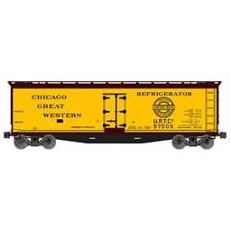 Click here to learn more about the Accurail HO KIT 40'' Wood Reefer, CGW.