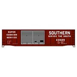 Click here to learn more about the Accurail HO KIT 50'' AAR Double Door Steel Box, SOU.